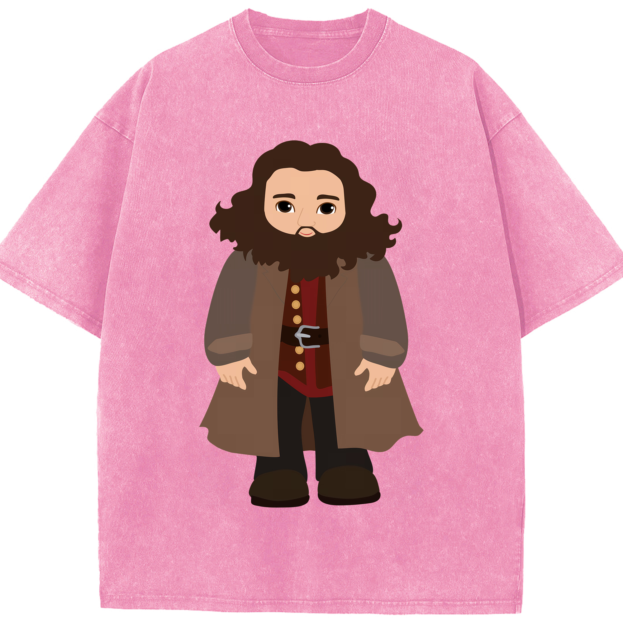 （画像用） Harry Potter ハリー・ポッターシリーズ 綿100% ヴィンテージ風 半袖Tシャツ（フロントプリント）